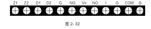 GST-LD-8301輸入輸出模塊接線端子圖
